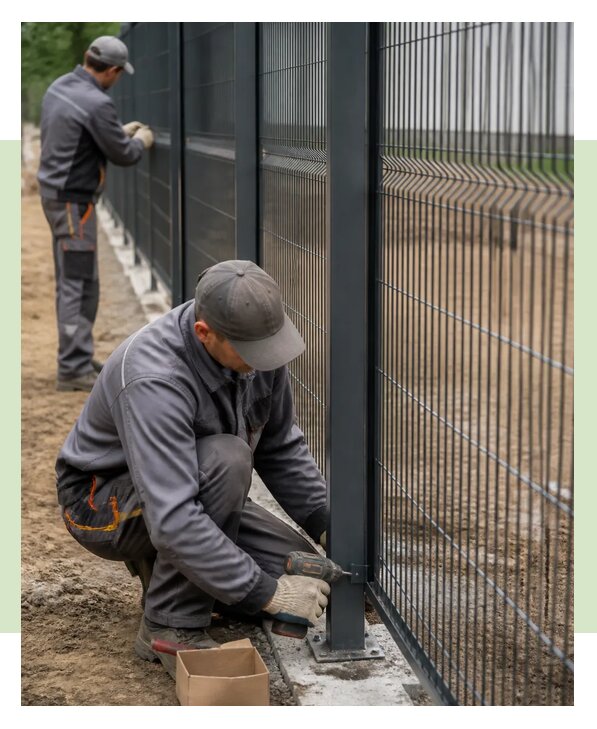 Установка ограждений под ключ для объектов в Ишиме